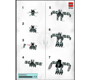 LEGO Garan Set 8724 Instructions