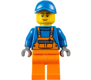 LEGO Garbage Collector minifiguur