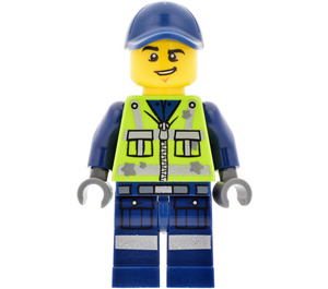 LEGO Garbage Man Dan minifiguur