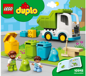 LEGO Garbage Truck et Recycling 10945 Instructions
