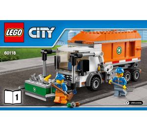 LEGO Garbage Truck Set 60118 Instructions