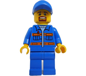 LEGO Garbage truck worker Minifigure