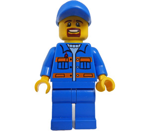 LEGO Garbage truck worker Minifigur