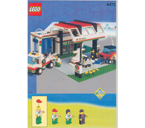 LEGO Gas N' Wash Express 6472 Instructions
