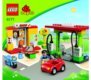 LEGO Gas Station Set 6171 Instructions
