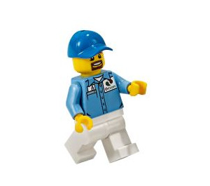 LEGO Gas Station Worker minifiguur