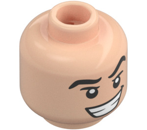 LEGO Gaston Minifigure Head (Recessed Solid Stud) (3274 / 103537)