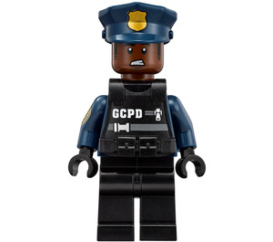 LEGO GCPD Muž Officer s SWAT Vesta Minifigurka