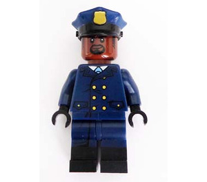 LEGO GCPD Officer s Černá Boots Minifigurka