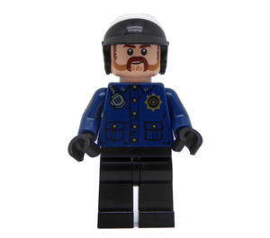 LEGO GCPD Officer with Helmet Minifigure