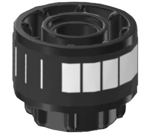 LEGO Ausrüstung Middle Ring mit Kamera Dial Graduated Lines Aufkleber (35186)