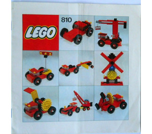 LEGO Gear set 810-3 Istruzioni