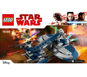 LEGO General Grievous' Combat Speeder 75199 Instrukcje