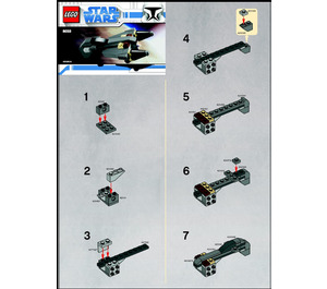 LEGO General Grievous' Starfighter Set 8033 Instructions