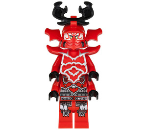 LEGO General Kozu avec Rouge Armure Minifigurine