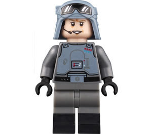 LEGO General Veers met Sand Blauw Helm met Stofbril en Zwart Boots Minifiguur