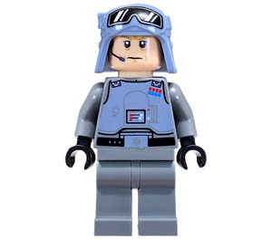 LEGO General Veers z Sand Niebieski Kask z Okulary ochronne Minifigurka