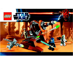 LEGO Geonosian Cannon 9491 Instructies