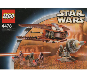 LEGO Geonosian Fighter Musta laatikko 4478-1 Ohjeet