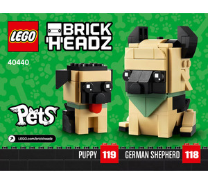 LEGO German Shepherds 40440 Anweisungen