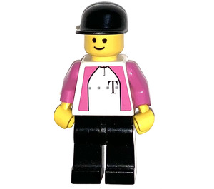 LEGO German Telekom Racing Cyclist minifiguur