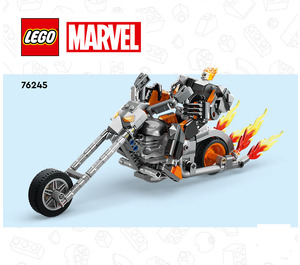 LEGO Ghost Rider Mech & Bike Set 76245 Instructions