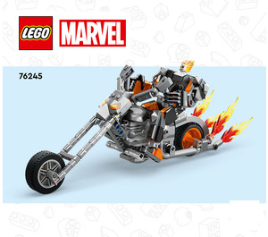 LEGO Ghost Rider Mech & Bike 76245 Ohjeet