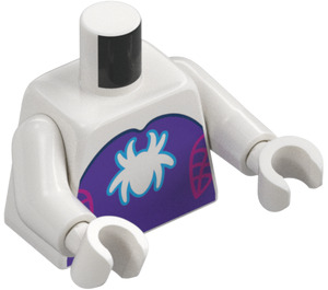 LEGO Ghost Spider with White Spider Logo Minifig Torso (973 / 76382)