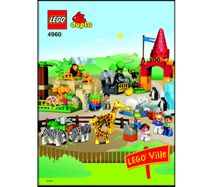 LEGO Giant Zoo Set 4960 Instructions