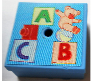 LEGO Gift Parcel mit Film Scharnier mit ein, B, C und Toys Aufkleber (33031)