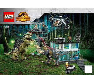 LEGO Giganotosaurus & Therizinosaurus Attack 76949 Instructions