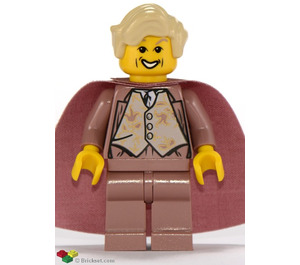 LEGO Gilderoy Lockhart med Sand Rød Dragt Minifigur