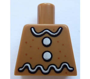 LEGO Gingerbread Man Torso without Arms (973)