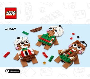 LEGO Gingerbread Ornaments 40642 Instructions