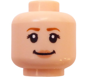 LEGO Ginny Weasley Plain Head (Recessed Solid Stud) (3626)