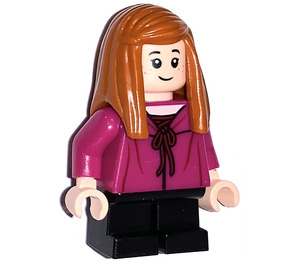 LEGO Ginny Weasley с Магента Суичър с качулка Минифигурка