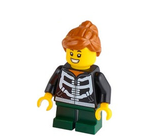 LEGO Flicka från Halloween Hayride Minifigur