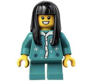 LEGO дівчина в pajamas Мініфігурка