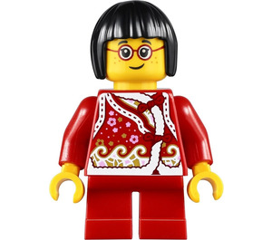 LEGO Girl in Red Shirt Minifigure