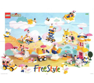 LEGO Girl's Freestyle Set, 5+ Set 4151