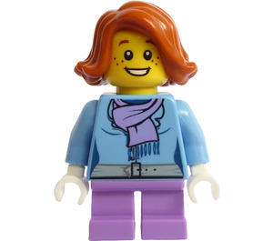 LEGO Dziewczyna Pociąg Pasażer Minifigurka