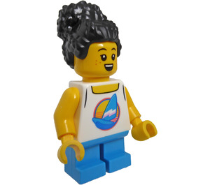 LEGO Girl - Weiß Vest oben Minifigur