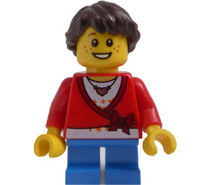 LEGO Girl with Freckles and Jumper Minifigure