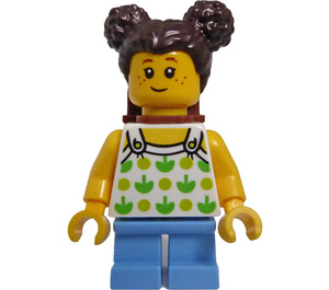 LEGO Girl avec Feuille Haut Figurine