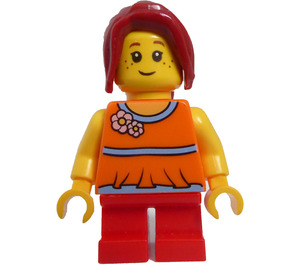 LEGO Pike med Oransje Topp Minifigur