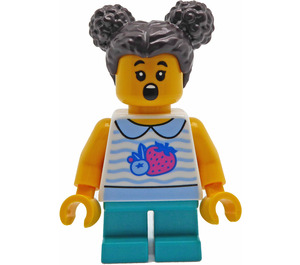 LEGO Girl with Striped Sweater Minifigure