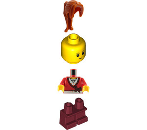 LEGO Girl met Sweater en Necklace minifiguur