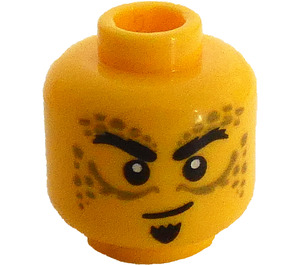 LEGO Gith Warlock Male Head (Safety Stud) (3274)