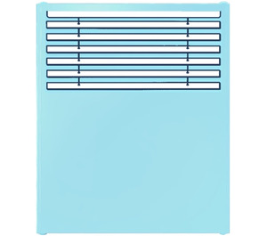 LEGO Glass for Frame 1 x 6 x 6 with Slatted Blind Sticker (42509)