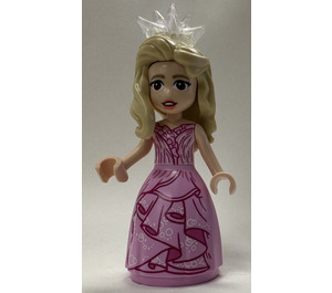 LEGO Glinda - Bright Rosa Kjole Minifigur